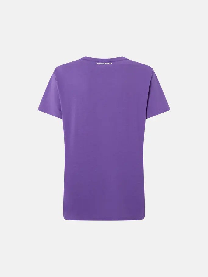 Sale, view full size image of Front view of Product detail - RAINBOW T-Shirt Women purple