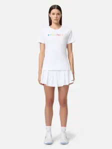 Display front view 8 of Product detail - RAINBOW T-Shirt Women white