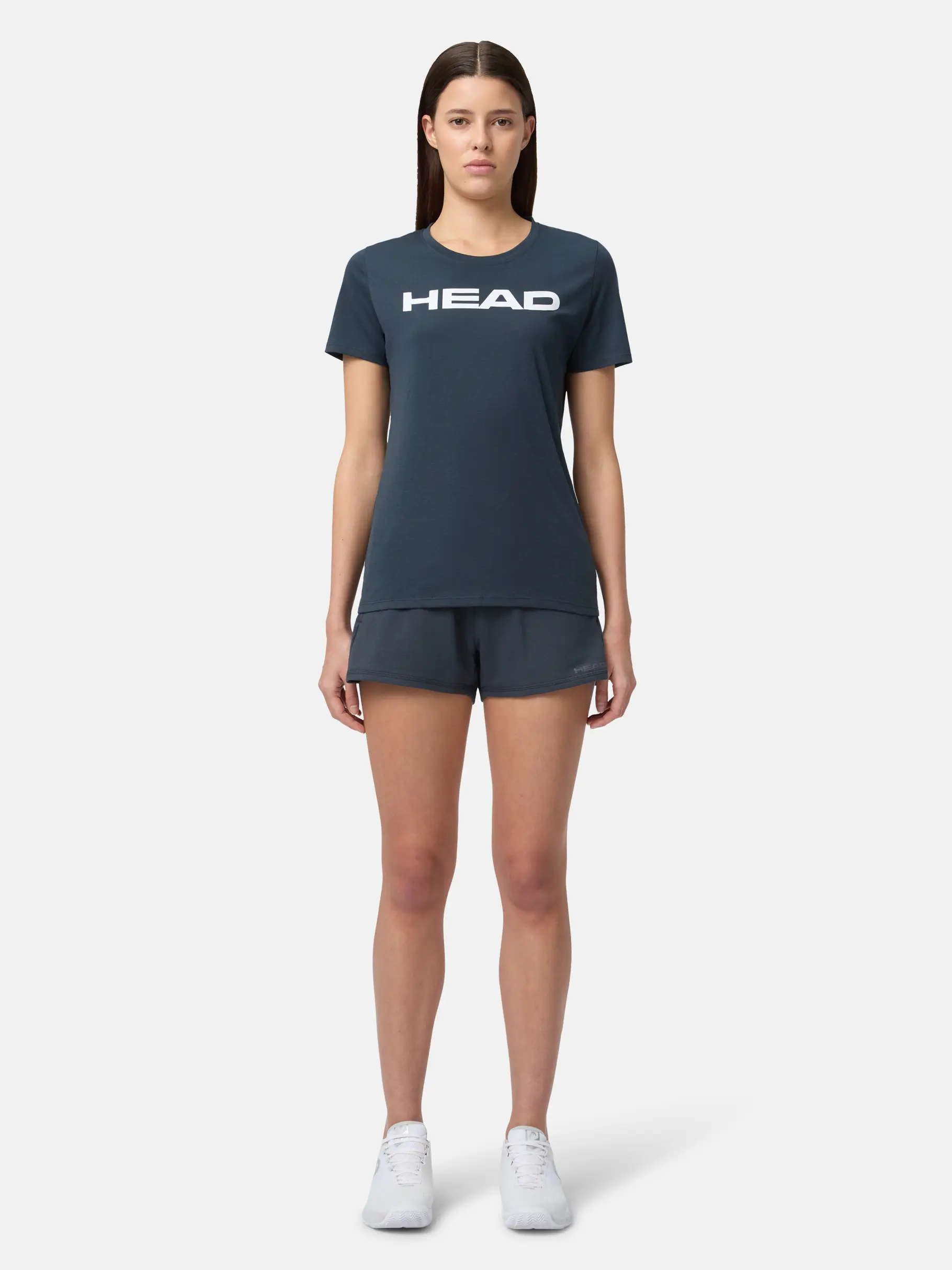 , view full size image of Front view of Product detail - CLUB BASIC T-Shirt Women navy