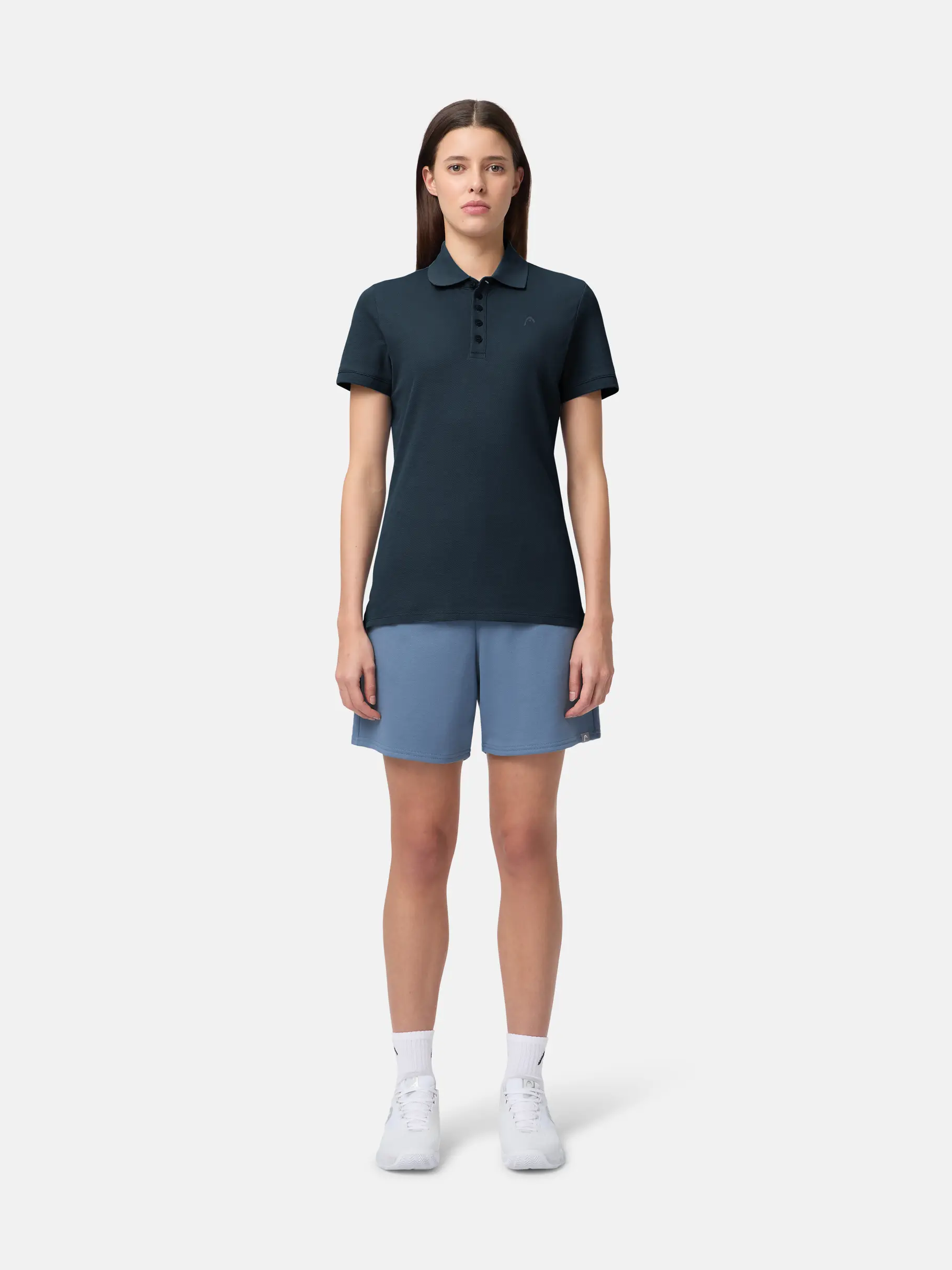 , view full size image of Front view of Product detail - CLASSIC Polo Women navy