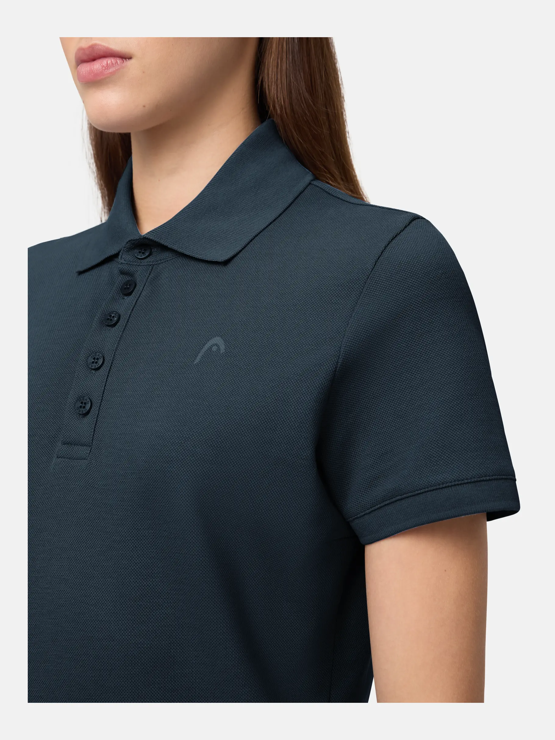 , view full size image of Front view of Product detail - CLASSIC Polo Women navy