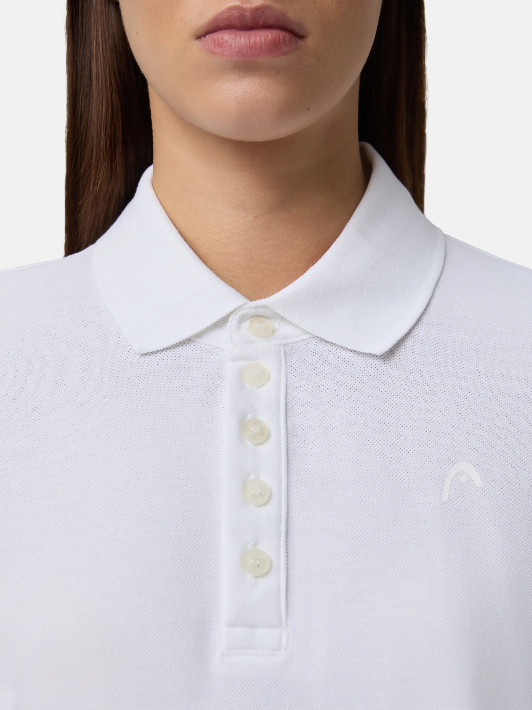 , weergave van volledige grootte van vooraanzicht van Product detail - CLASSIC Polo Women white