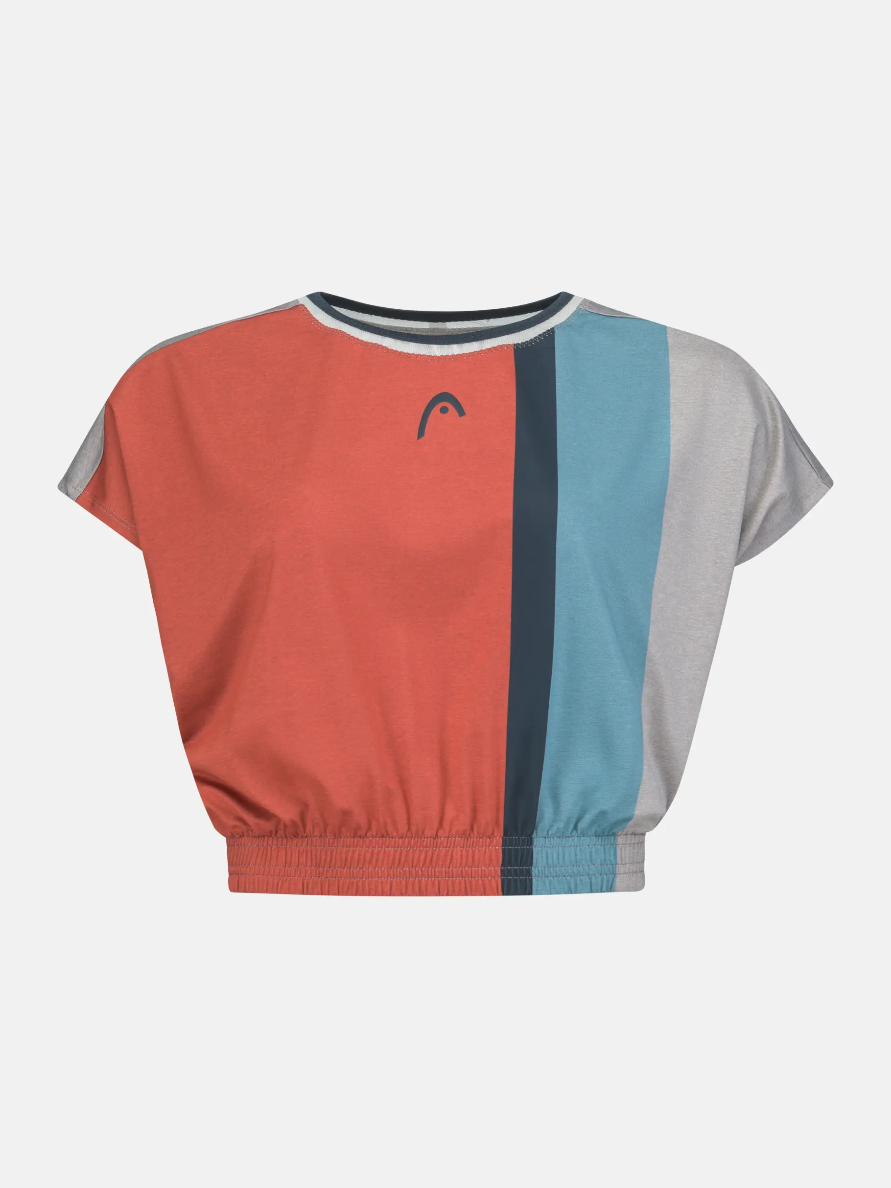 Sale,Best Seller, Ansicht Großes Bild der Vorderseite Product detail - PADEL Crop Top Women coral