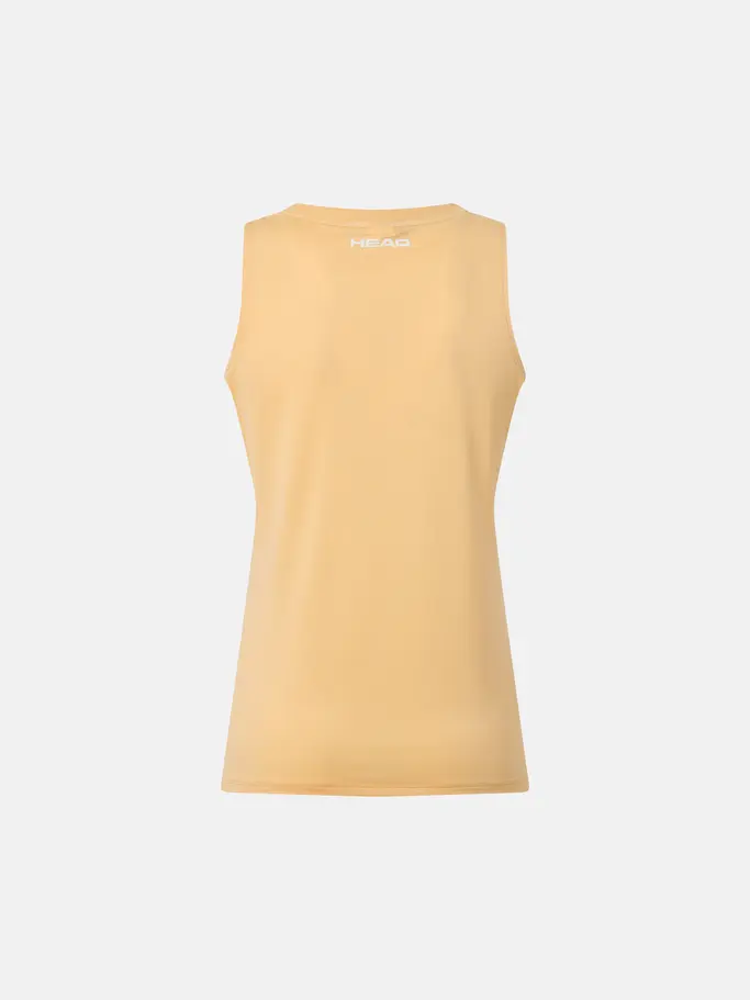 , view full size image of Front view of Product detail - PRO Tank Top Women apricot