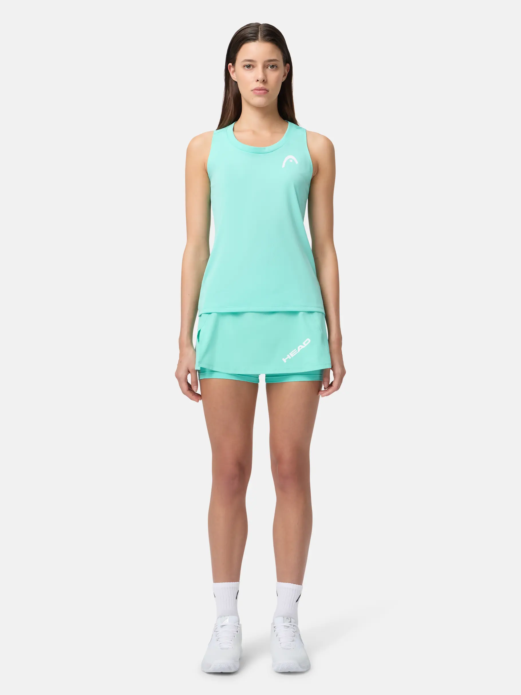 New, weergave van volledige grootte van vooraanzicht van Product detail - PRO Tank Top Women turquoise