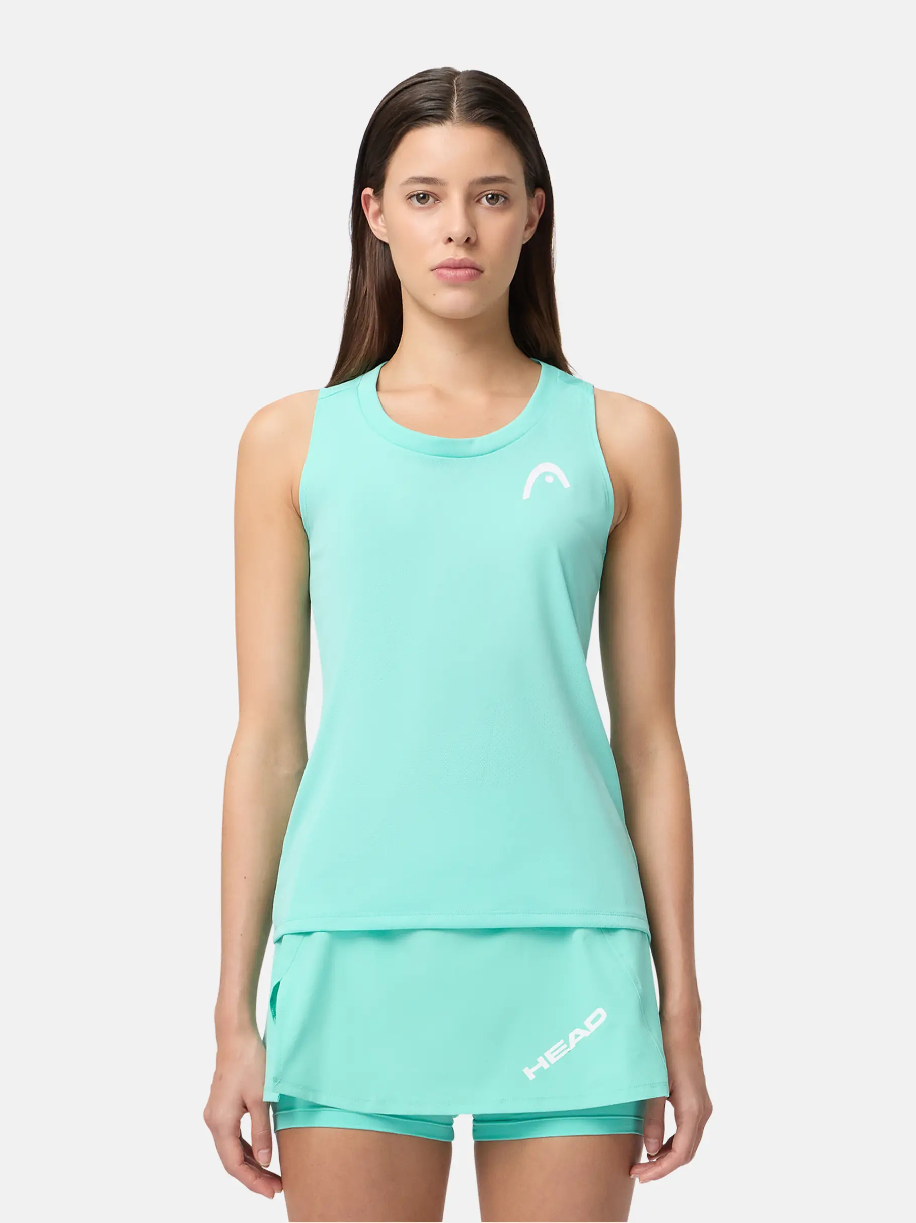 New, weergave van volledige grootte van vooraanzicht van Product detail - PRO Tank Top Women turquoise