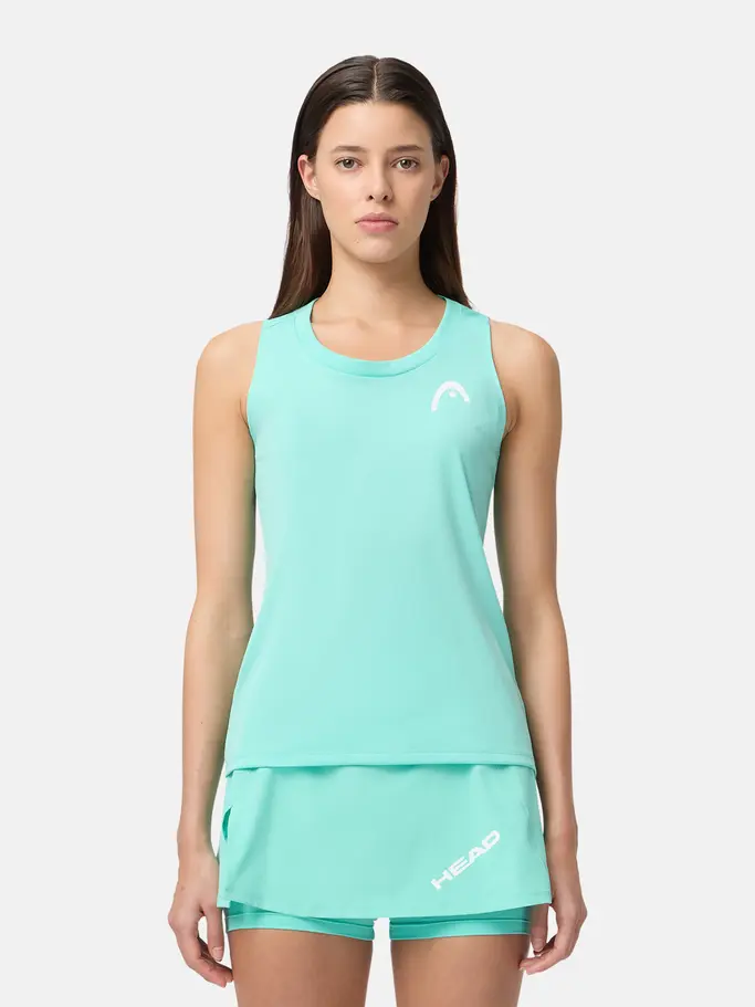 Sale, Ansicht Großes Bild der Vorderseite Product detail - PRO Tank Top Women turquoise