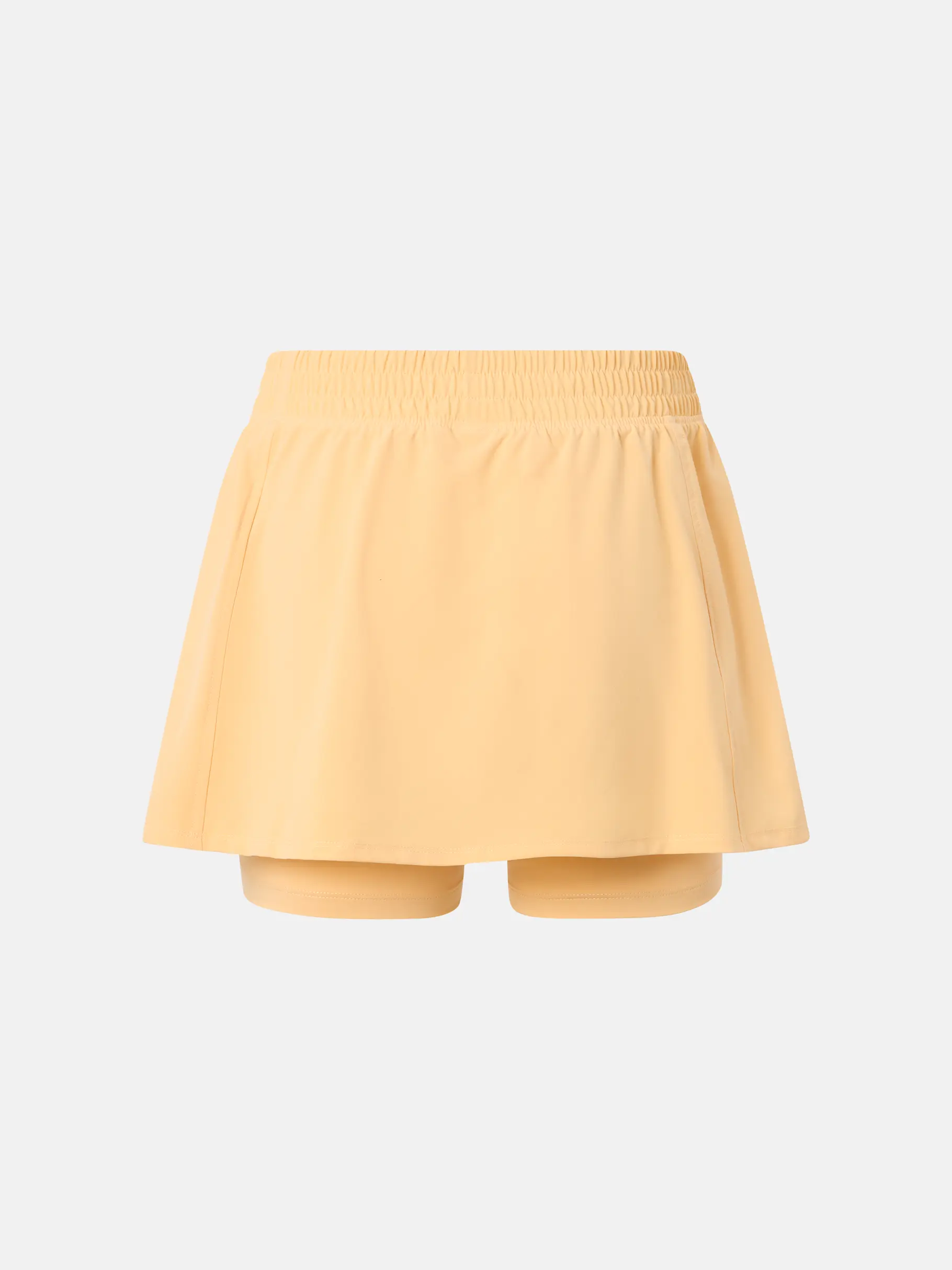 , view full size image of Front view of Product detail - PRO Skort Women apricot