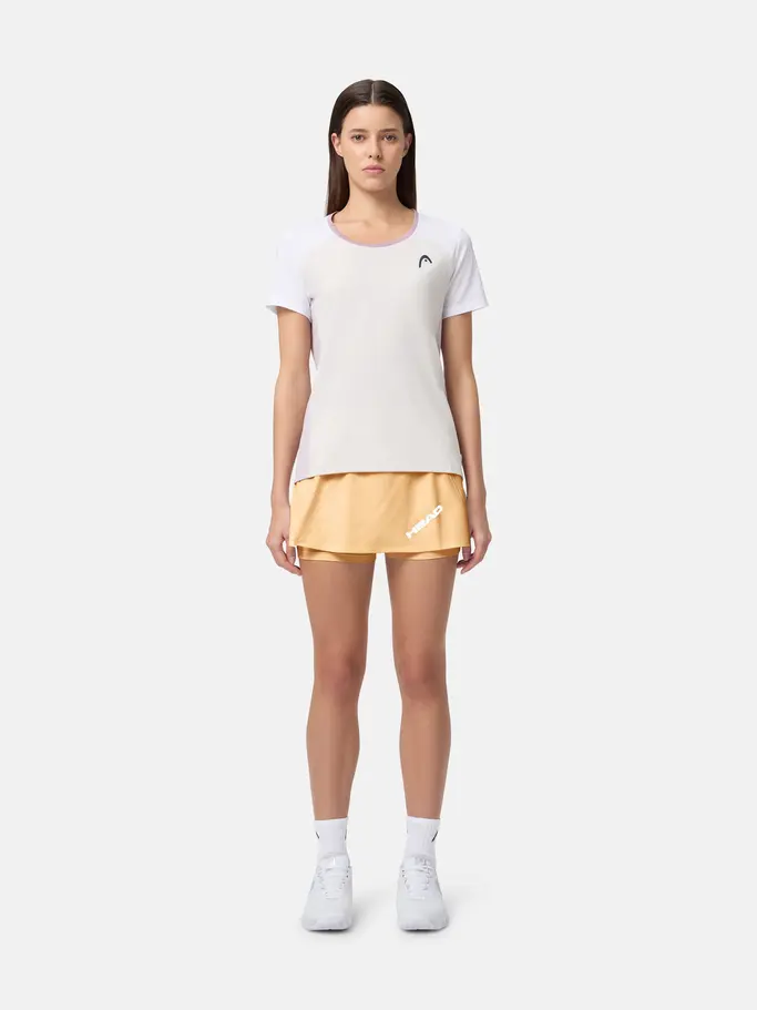 , view full size image of Front view of Product detail - PRO Skort Women apricot