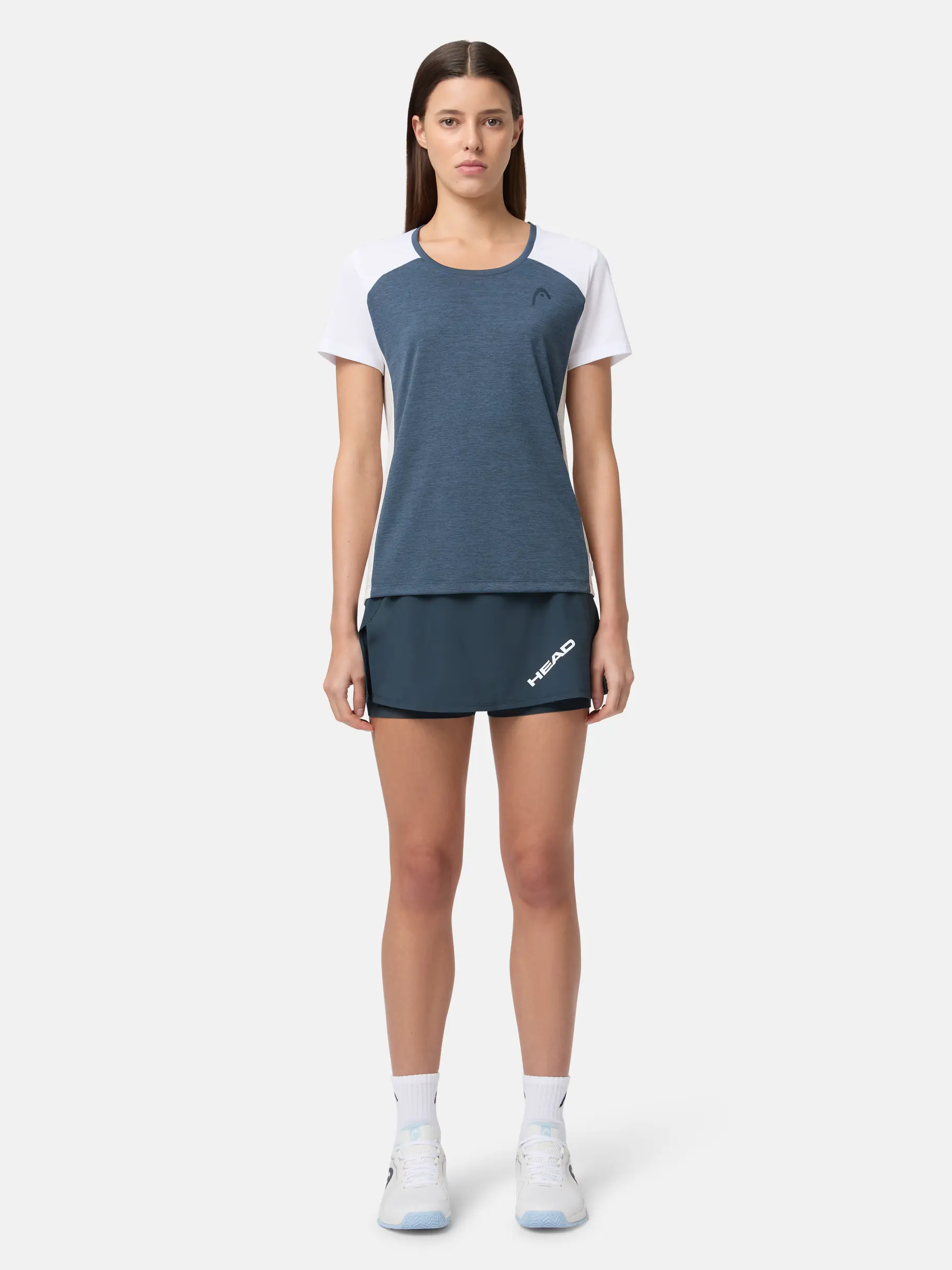 , view full size image of Front view of Product detail - PRO Skort Women navy