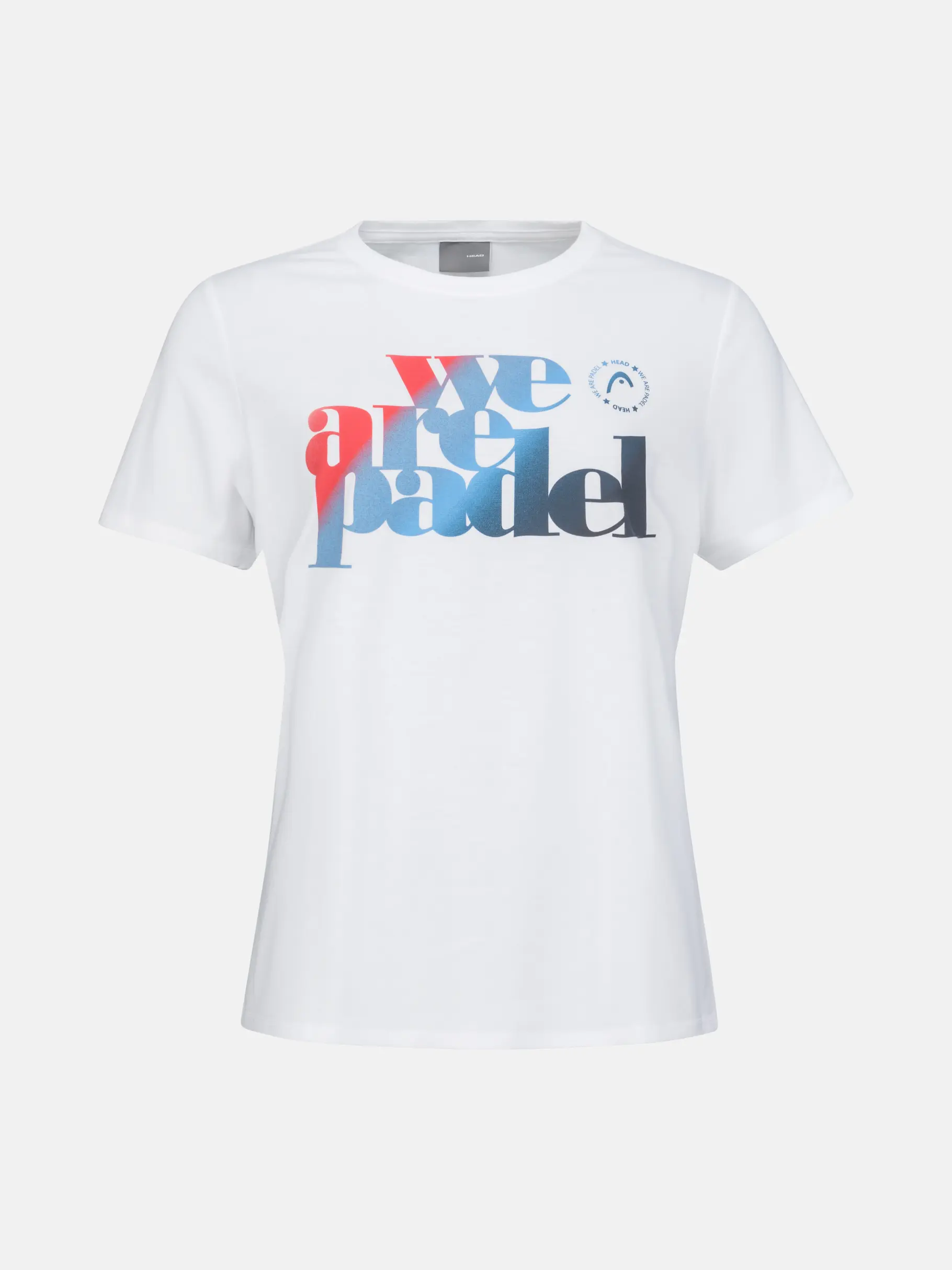 Sale,Best Seller, view full size image of Front view of Product detail - WE ARE PADEL II T-Shirt Women white/navy
