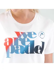 Display front view 6 of Product detail - WE ARE PADEL II T-Shirt Women white/navy