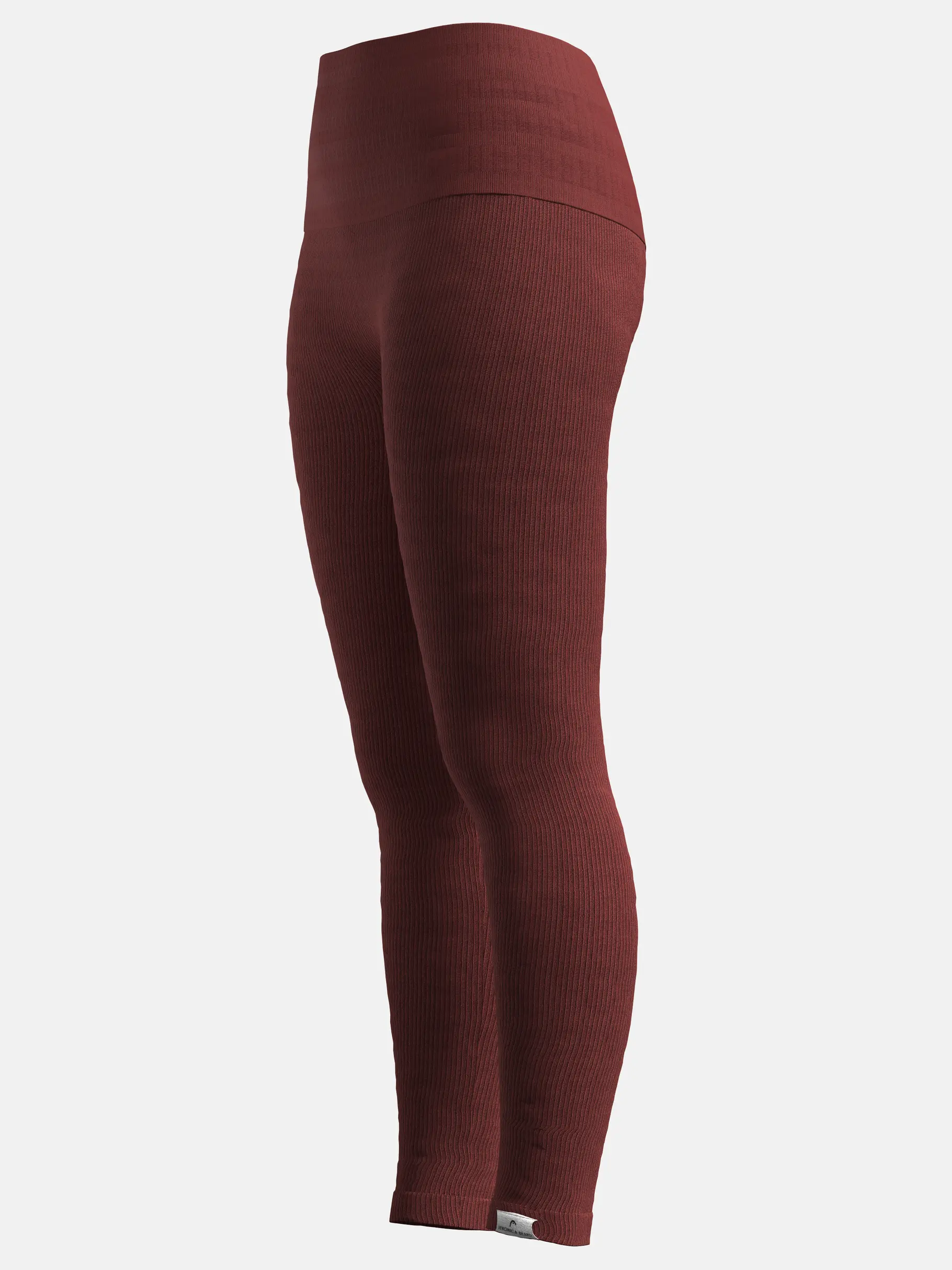 Price Drop, view full size image of Front view of Product detail - Clay High-Rise Legging | Veronica Beard x HEAD Sportswear  terracotta