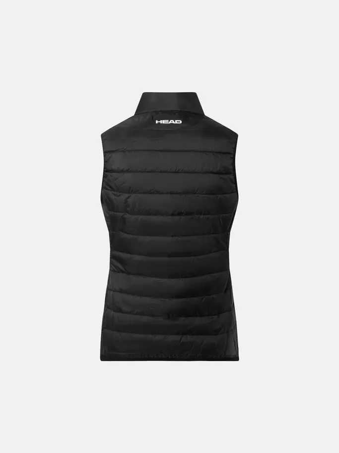 , view full size image of Front view of Product detail - CLUB Lightweight Vest Women black
