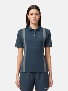 Display front view 4 of Product detail - CLUB 25 TECH Polo Shirt Women navy