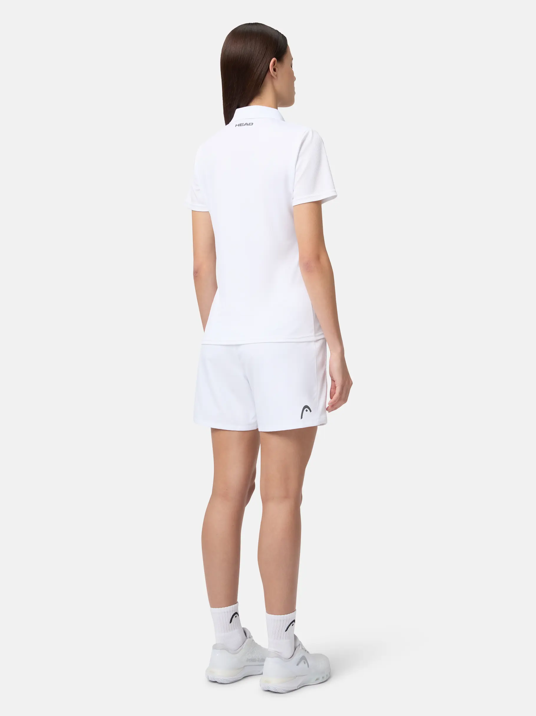 , view full size image of Front view of Product detail - CLUB 25 TECH Polo Shirt Women white