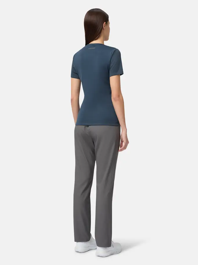 , view full size image of Front view of Product detail - CLUB 25 TECH T-Shirt Women navy