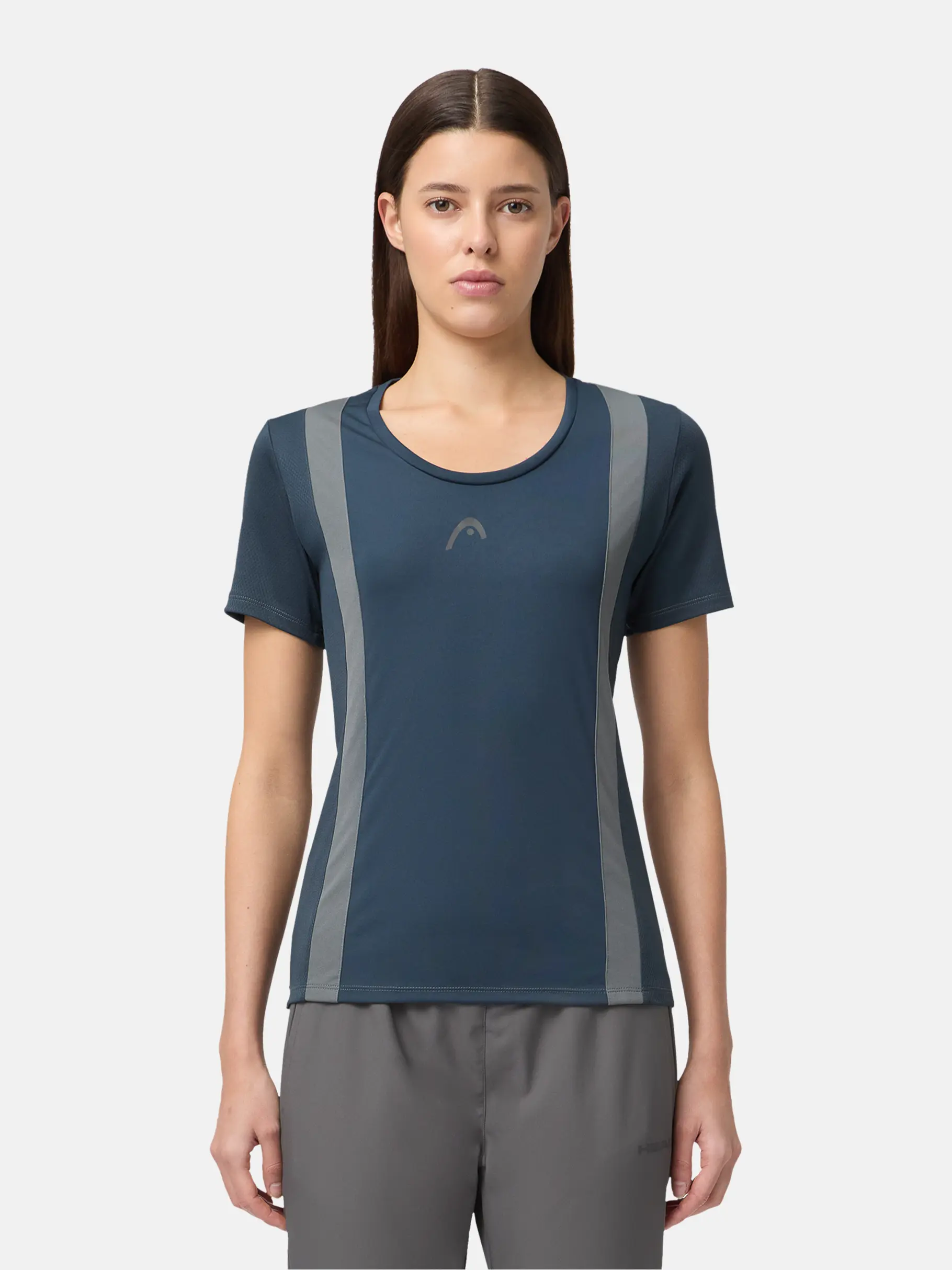 , view full size image of Front view of Product detail - CLUB 25 TECH T-Shirt Women navy
