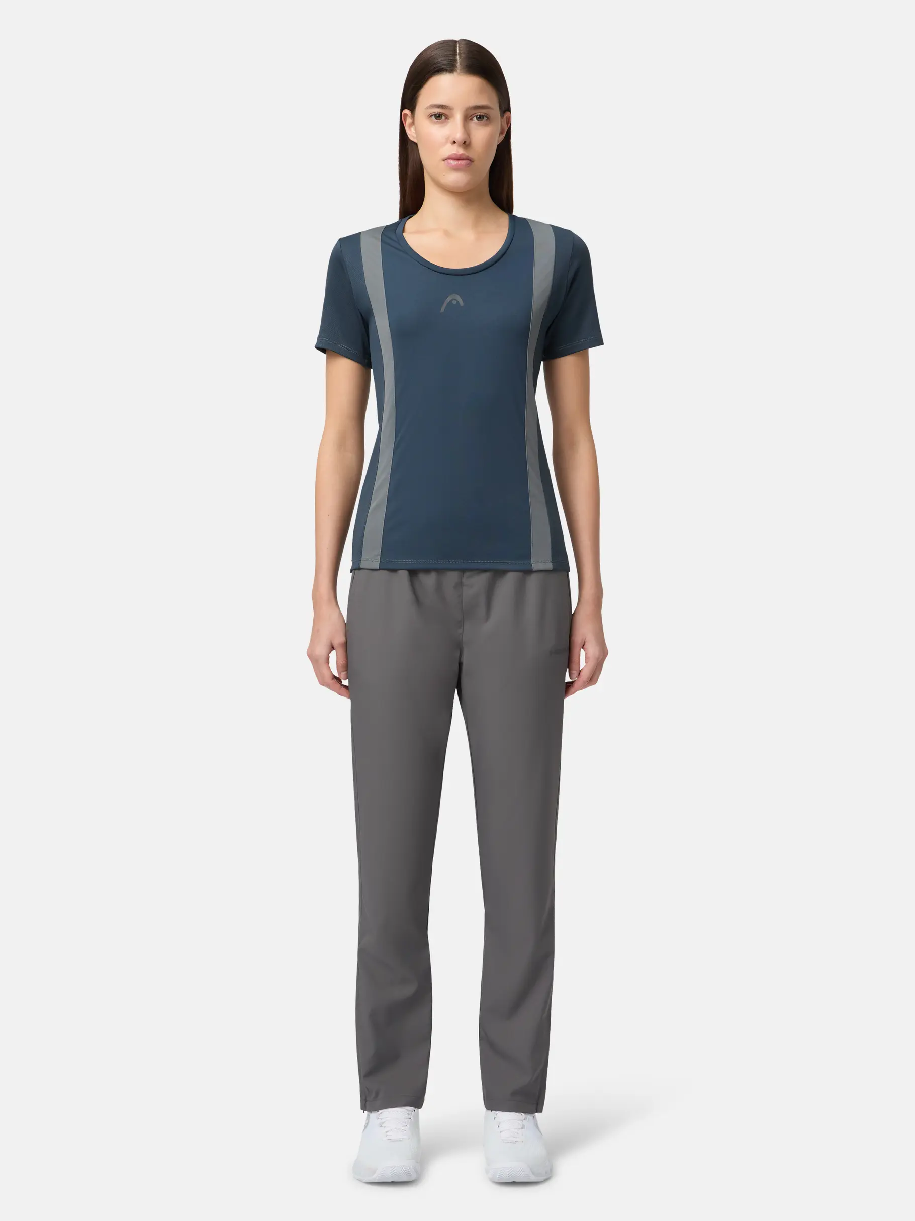 , view full size image of Front view of Product detail - CLUB 25 TECH T-Shirt Women navy