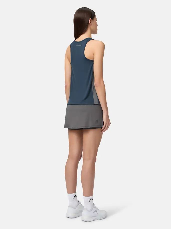 , view full size image of Front view of Product detail - CLUB 25 TECH Tank Top Women navy