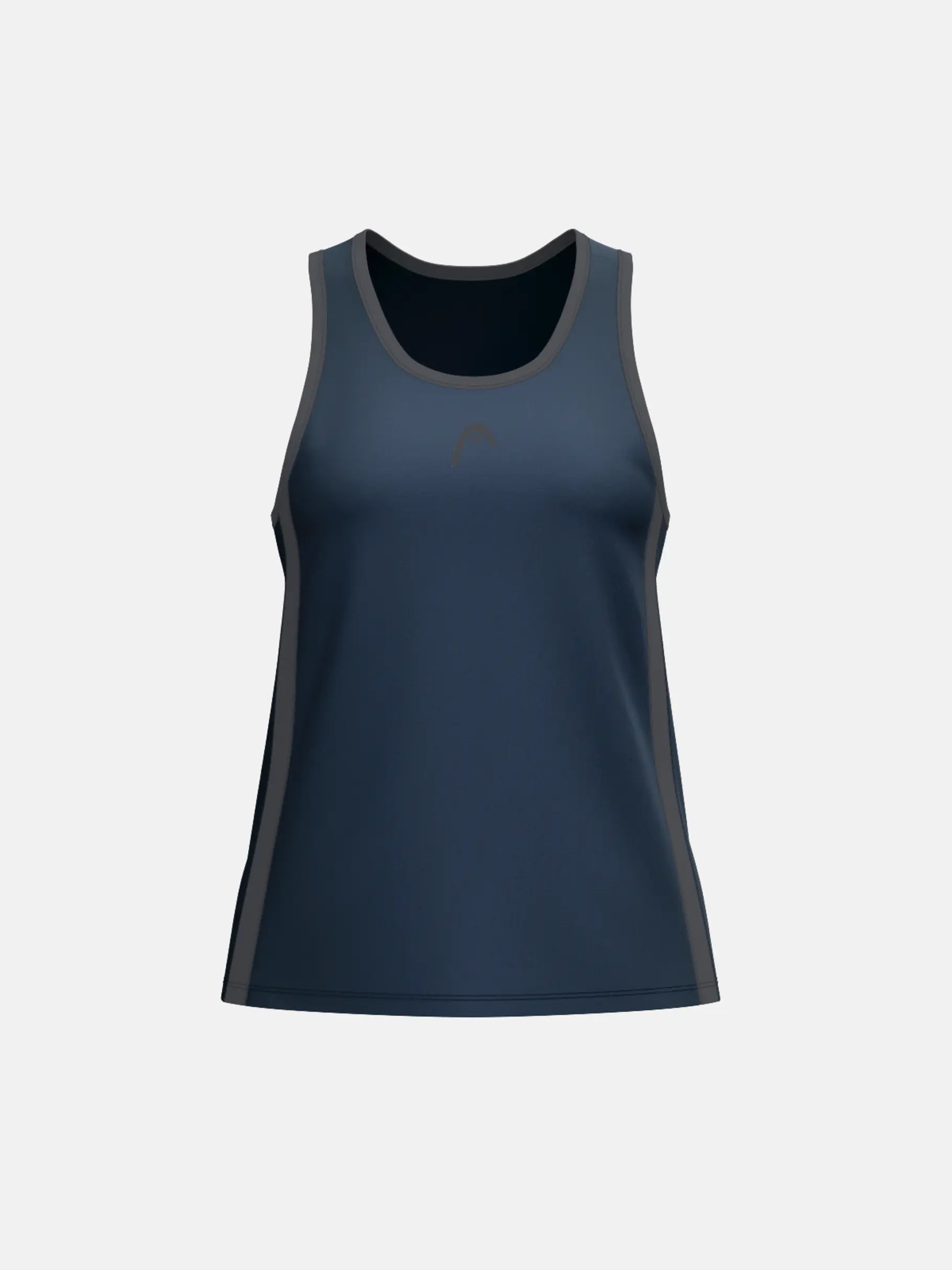 , view full size image of Front view of Product detail - CLUB 25 TECH Tank Top Women navy