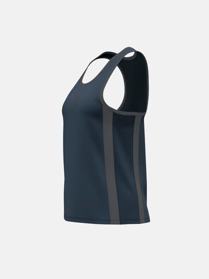 , view full size image of Front view of Product detail - CLUB 25 TECH Tank Top Women navy