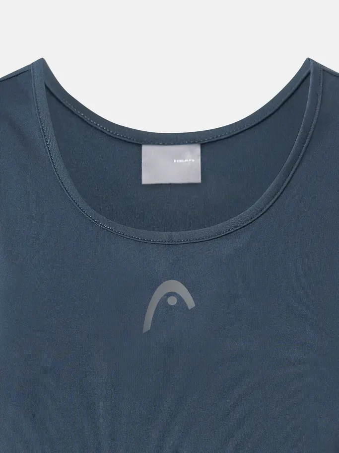 , view full size image of Front view of Product detail - CLUB 25 TECH Tank Top Women navy