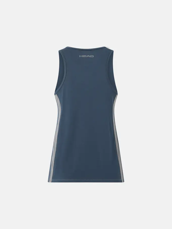 , view full size image of Front view of Product detail - CLUB 25 TECH Tank Top Women navy
