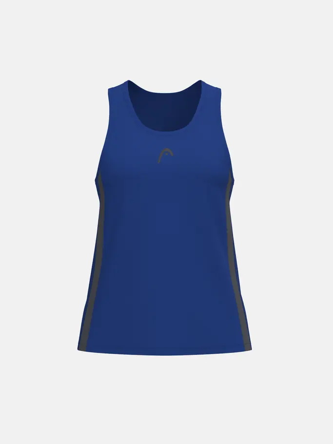 , view full size image of Front view of Product detail - CLUB 25 TECH Tank Top Women royal