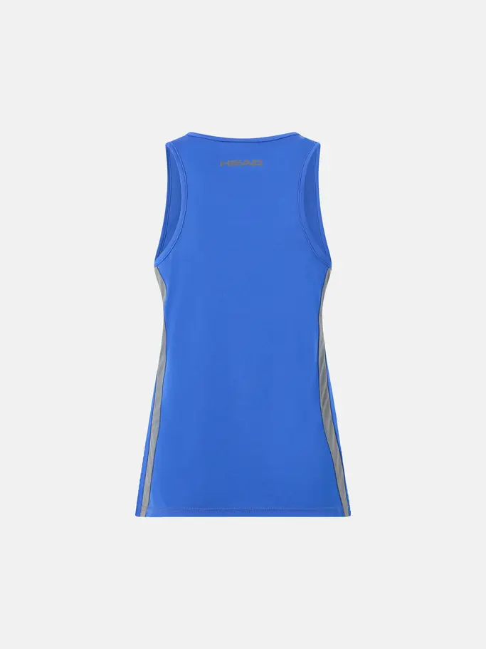 , view full size image of Front view of Product detail - CLUB 25 TECH Tank Top Women royal