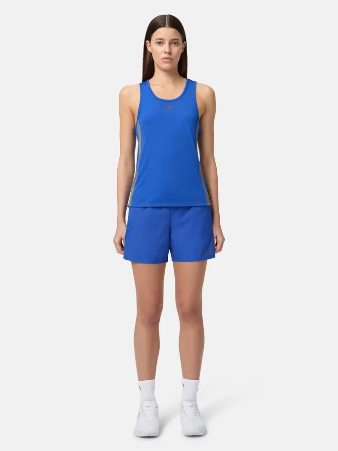 , view full size image of Front view of Product detail - CLUB 25 TECH Tank Top Women royal
