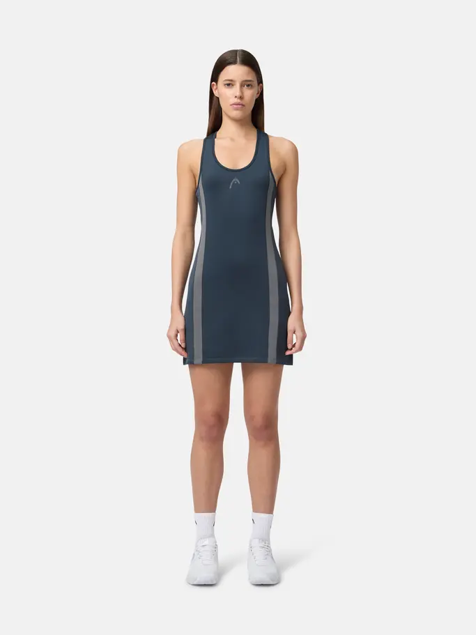 , view full size image of Front view of Product detail - CLUB 25 Dress Women navy