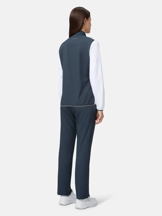 , view full size image of Front view of Product detail - CLUB 25 Jacket Women navy/white