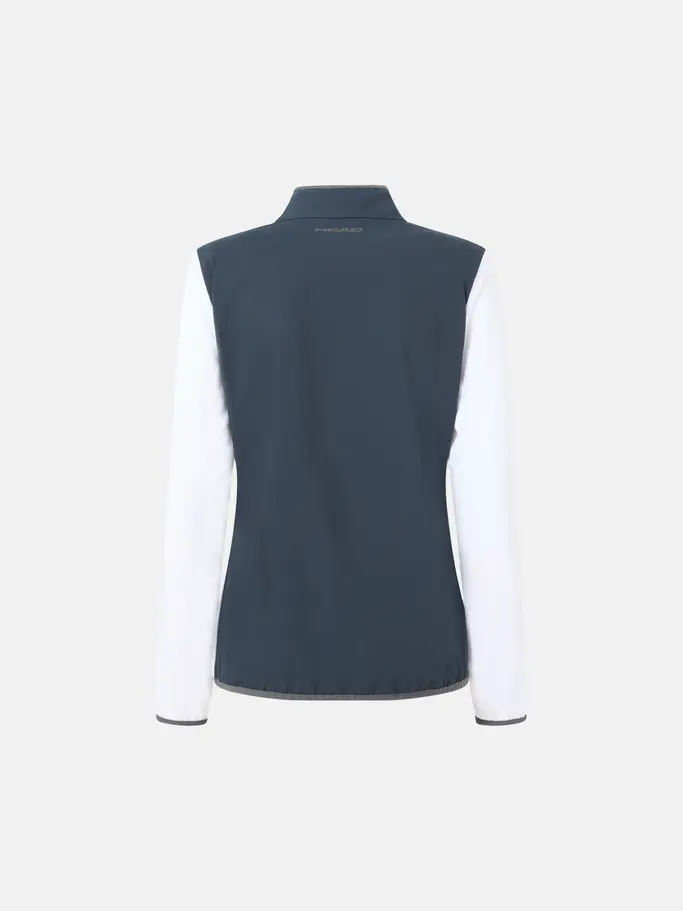 , view full size image of Front view of Product detail - CLUB 25 Jacket Women navy/white