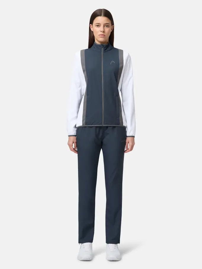 , view full size image of Front view of Product detail - CLUB 25 Jacket Women navy/white