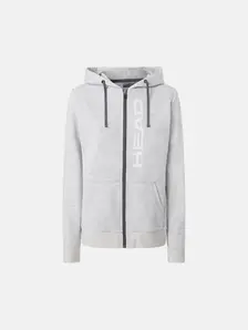 Display front view 1 of Product detail - CLUB ORIGINAL Hoodie FZ Women grey melange