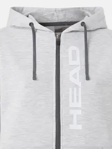 Display front view 4 of Product detail - CLUB ORIGINAL Hoodie FZ Women grey melange