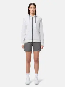 Display front view 6 of Product detail - CLUB ORIGINAL Hoodie FZ Women grey melange