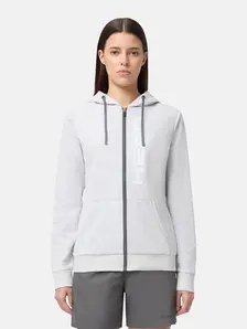 Display front view 7 of Product detail - CLUB ORIGINAL Hoodie FZ Women grey melange