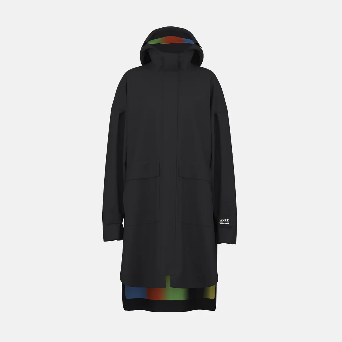 THE CONVENI 刺さる VOGUE HOODIE PARKA フラグメント