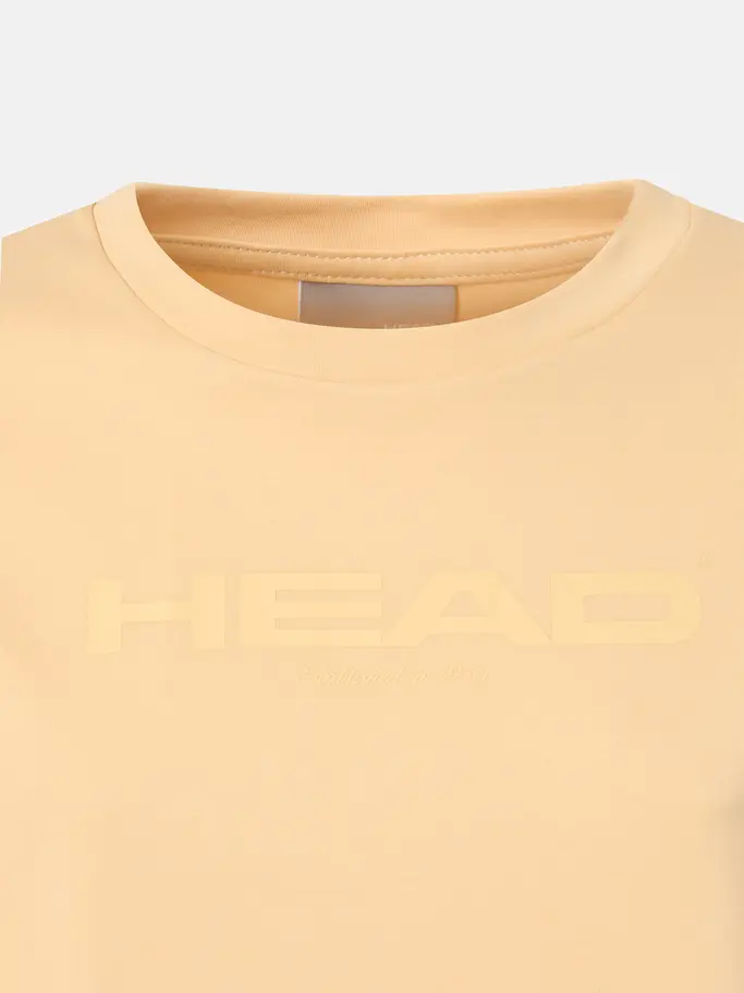 Sale, view full size image of Front view of Product detail - MOTION T-Shirt Women apricot