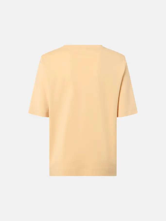 Sale, view full size image of Front view of Product detail - MOTION T-Shirt Women apricot