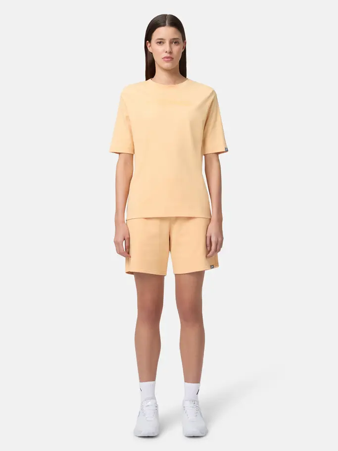 Sale, view full size image of Front view of Product detail - MOTION T-Shirt Women apricot