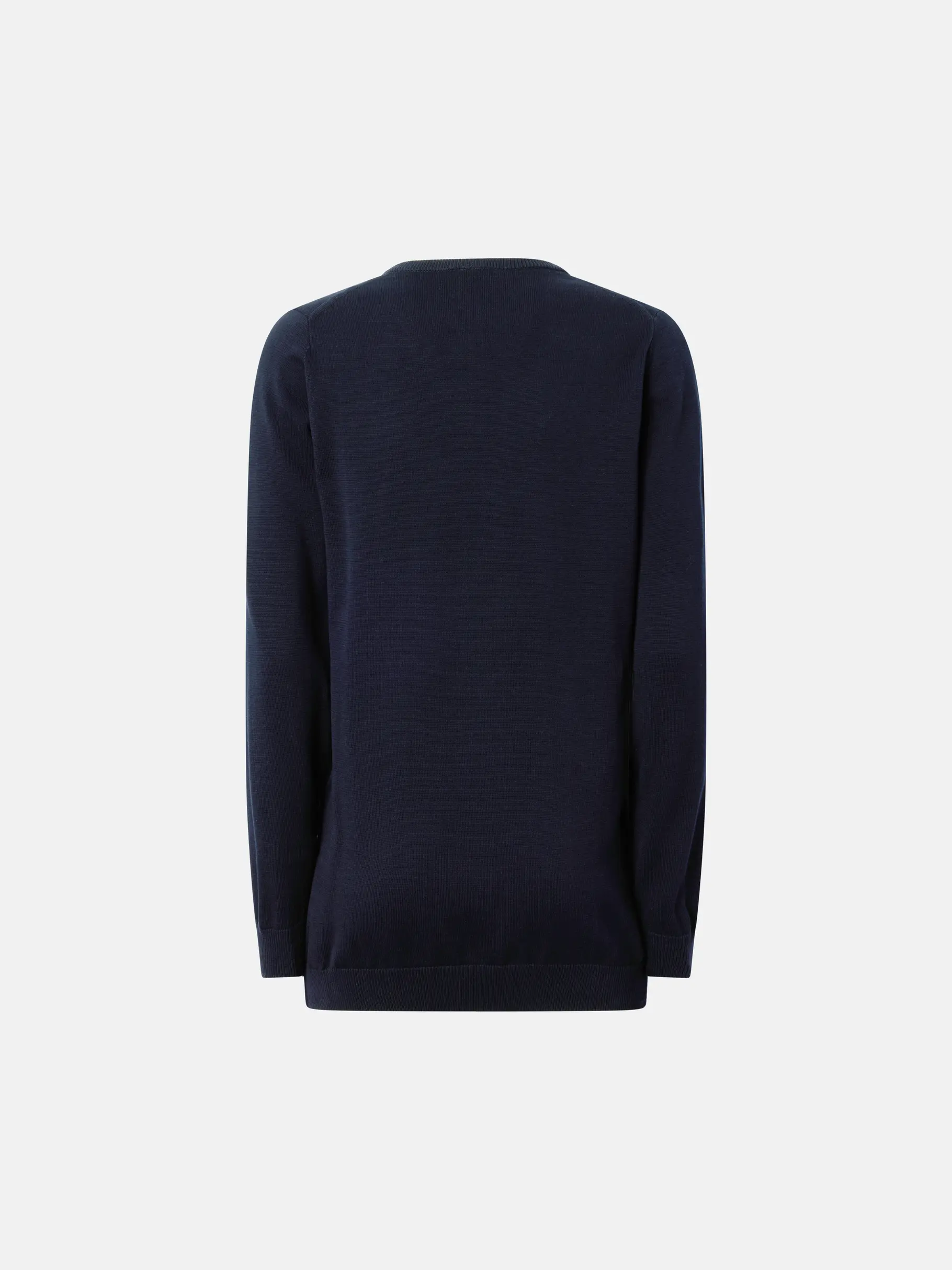 , view full size image of Front view of Product detail - CLASSIC Pullover Women navy