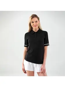 Display front view 1 of Product detail - Knit Polo Women black