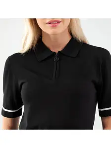 Display front view 6 of Product detail - Knit Polo Women black