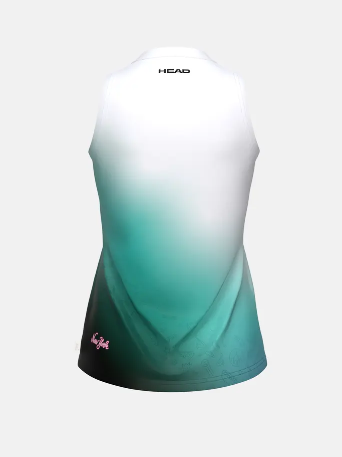 Sale, view full size image of Front view of Product detail - NEON LIGHTS Tank Top Women white/print