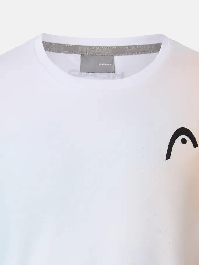 , view full size image of Front view of Product detail - TIE-BREAK II T-Shirt Girls apricot/print vision w