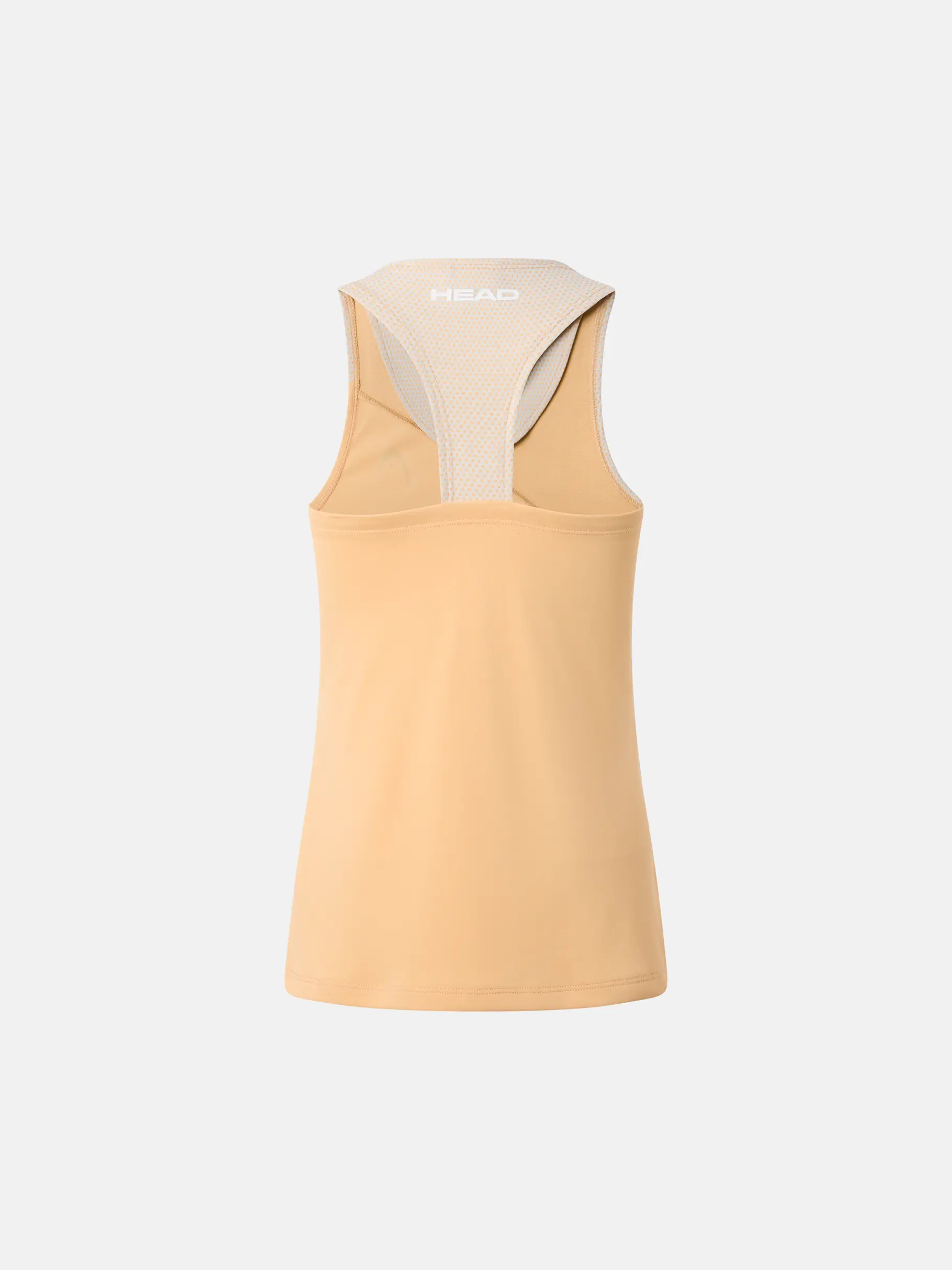 New, weergave van volledige grootte van vooraanzicht van Product detail - SPIRIT Tank Top Girls apricot/light blue