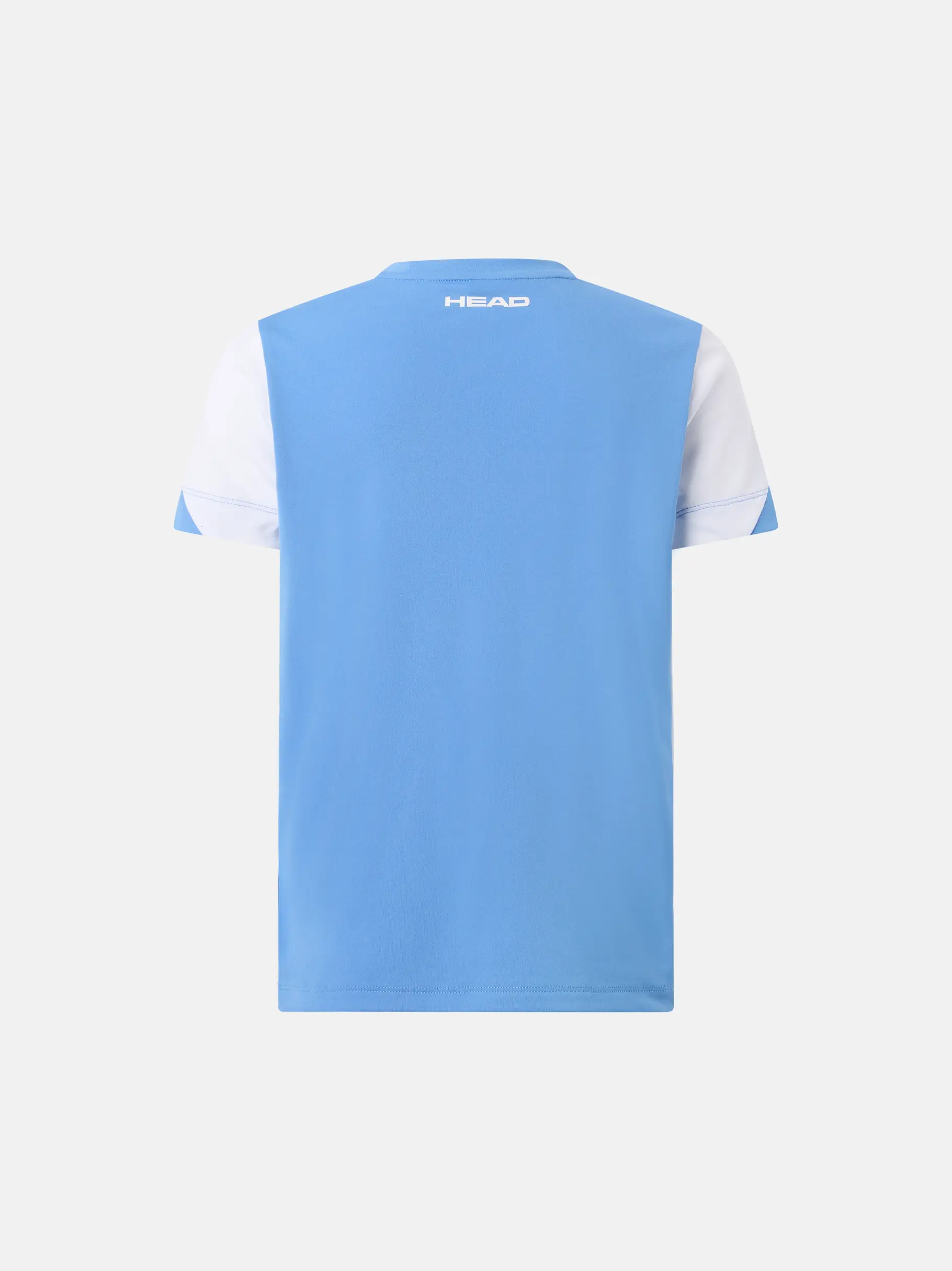 New, view full size image of Front view of Product detail - SLICE T-Shirt Boys airforce blue/white